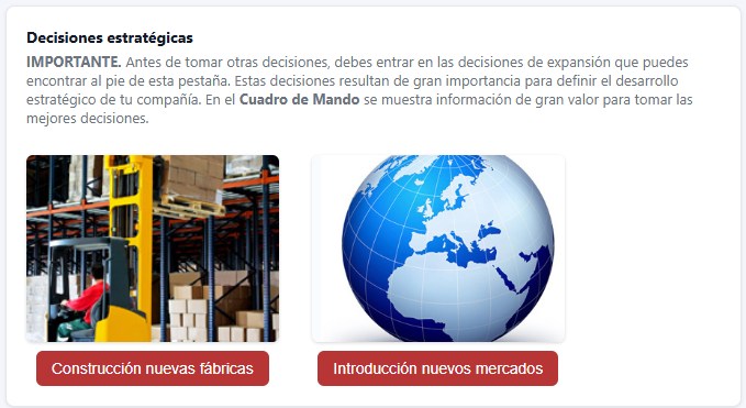 Decisiones — Estratégicas