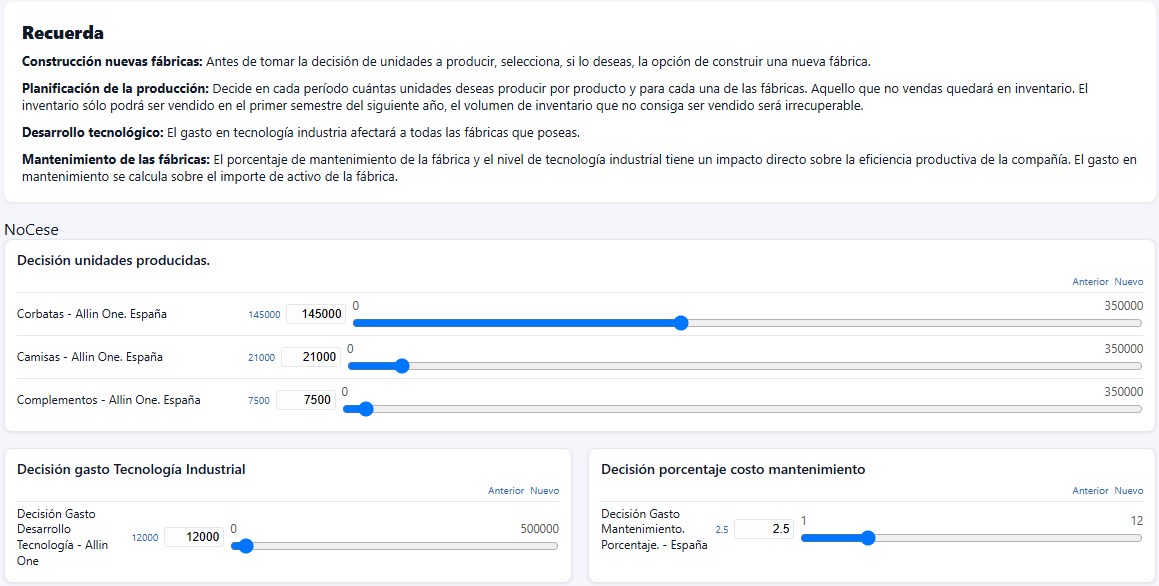 Decisiones — Logística y Operaciones